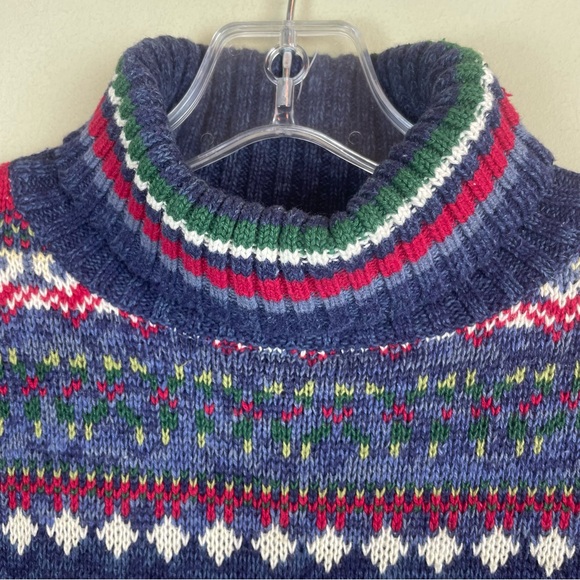 Vintage Tiara International Winter Turtleneck Sweater Size Medium - Picture 8 of 15